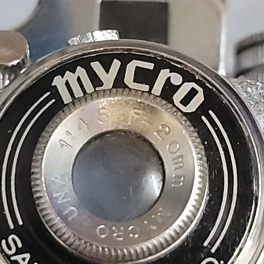Vintage Mycro Subminiature Spy Camera - Sanwa Co. Ltd. Made in Japan w/ Leather